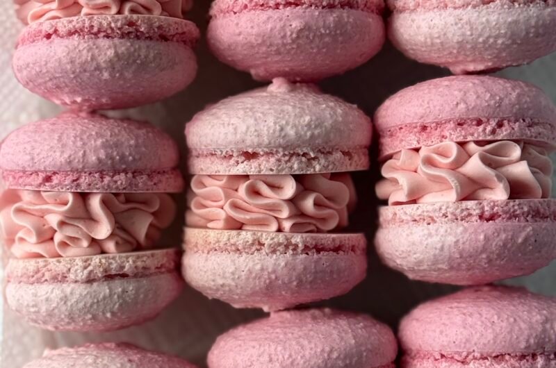 Whipped Strawberry Ganache — Easy, Pipeable Macaron Filling